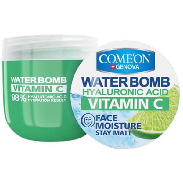 کرم آبرسان واتربمب واتر بمب کامان ویتامین ث Comeon Waterbomb Water Bomb Vitamin C 200 فروشگاه خوراکی و بهداشتی خارجی (اورجینال) شکوفا آنلاین منطقه آزاد انزلی Shokoufa Online