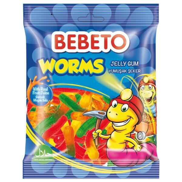 پاستیل ببتو کرم کرمی اصل اصلی اورجینال ترک ترکیه Bebeto Worms 120 فروشگاه خوراکی و بهداشتی خارجی (اورجینال) شکوفا آنلاین (شکوفا تجارت) منطقه آزاد انزلی Shokoufa Online (Shokoufa Tejarat) Free Zone Of Anzali Guilan Gilan Iran